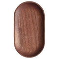 G6KF Wooden Dinner Breads Plates Fruit Display Dishes Tea Tray for Kitchen
