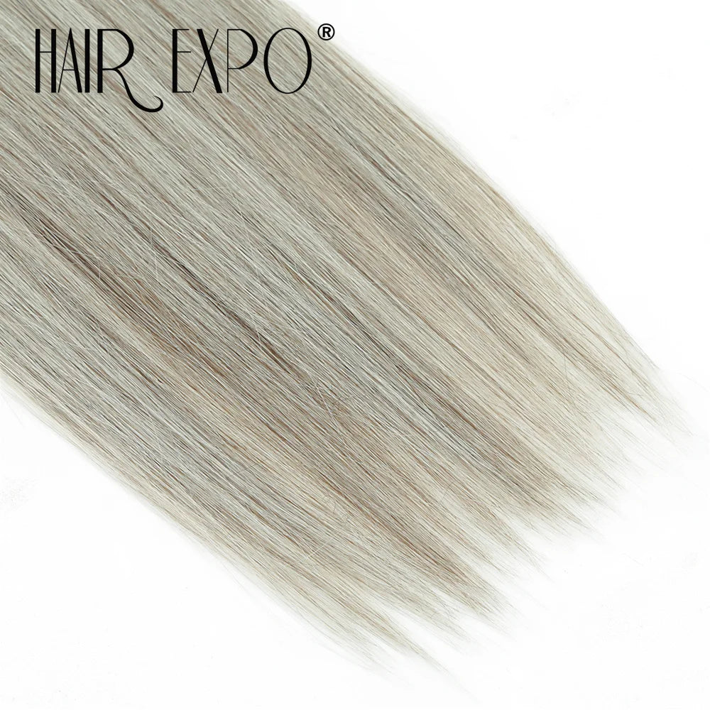 26" Bio Straight Hair Bundles Natural Soft Heat Resistant Fiber Synthetic Fiber Hair Extensions Protein Straight Hair Weave