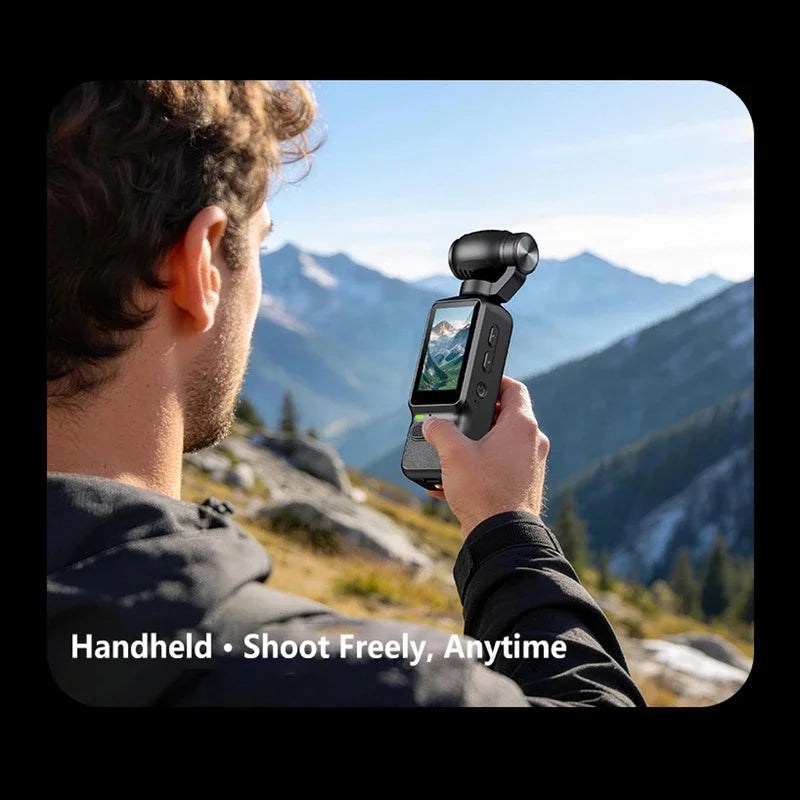 Lenovo HD 4K Action Camera 180° Rotatable Video Recording Entry Portable Action Camera For Vlog YouTube Tiktok Girls Record Life