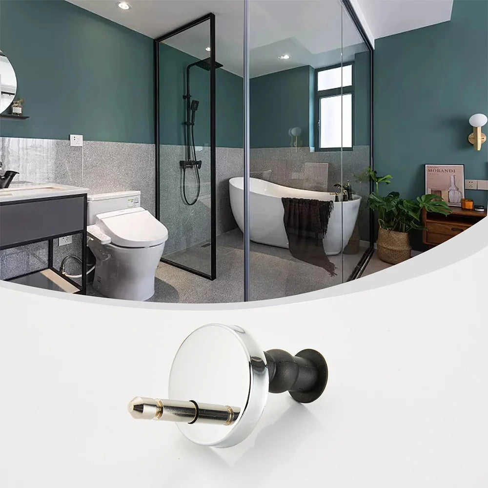 2pcs Toilet Lid Top Fixing Hinge Stainless Steel Universal Toilet Seat Hinge Soft Release Quick Release Replacement Parts