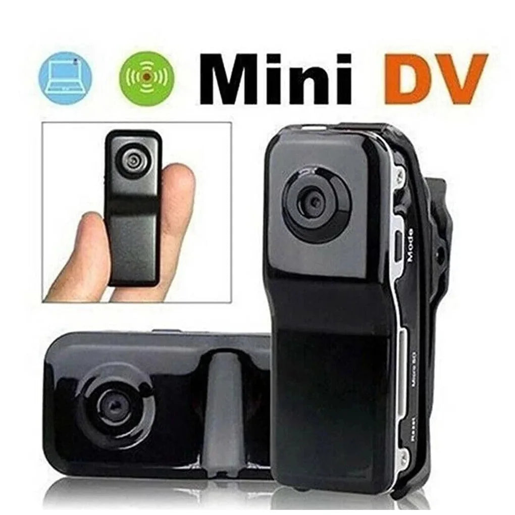 HD Mini DV Camera Body Camcorder Mount Portable Video Record Nanny Security Cam Small Sports Car DVR Webcam For Home and Office