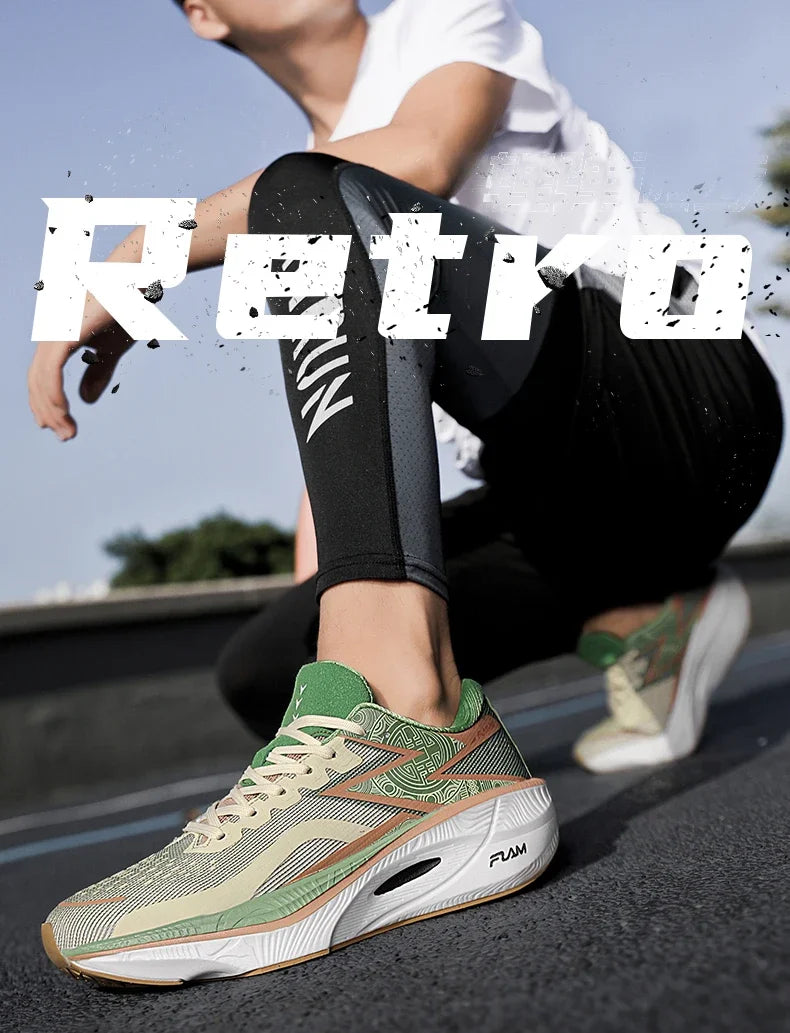 Running Shoes Carbon Board Speciality Marathon Men Sports Breathable Lightweight Women's Comfortable Athletic Nonskid Sneakers