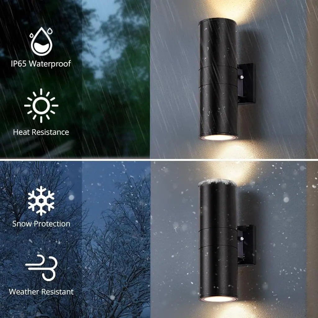 Outdoor LED Wall Lights  Replaceable Light Bulb E27 Waterproof Wall Lamp for Modern Home Interior Stairs Lighting Decoration