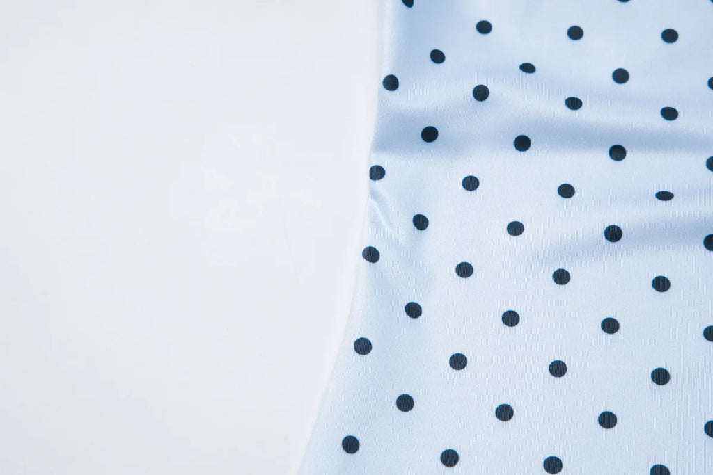 Fashion Polka Dot Halter Neck Tank Top Women Slim Fit Thin Strap Sleeveless Casual Summer Camisole