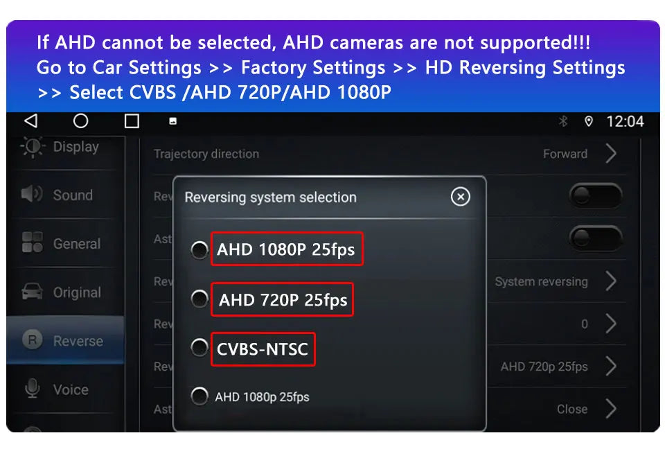AHD 1080P New 4 line 4K Dynamic Track Reversing Camera 180 Deg Fisheye Blue Lens Full HD Night Vision Vehicle Reversing Camera