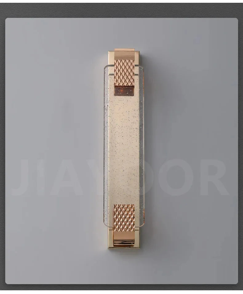 Luxury Wall Lamp Modern Gold Black LED Lamp TV Background Light Bedroom Bedside Living Room Decoration Indoor Light Bedside Lamp