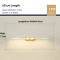 Modern LED Wall Light Bathroom Mirror Lamp Bathroom Bath Mirror Line Lamp Wall Sconce Home Decoration Lighting Fixture Luster