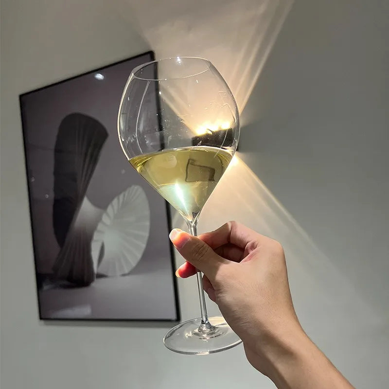 600ml Large Ultra-thin Sheer Red Wine Glasses White Wine Glasses Sparkling Wine Champagne Glasses Bar Barware