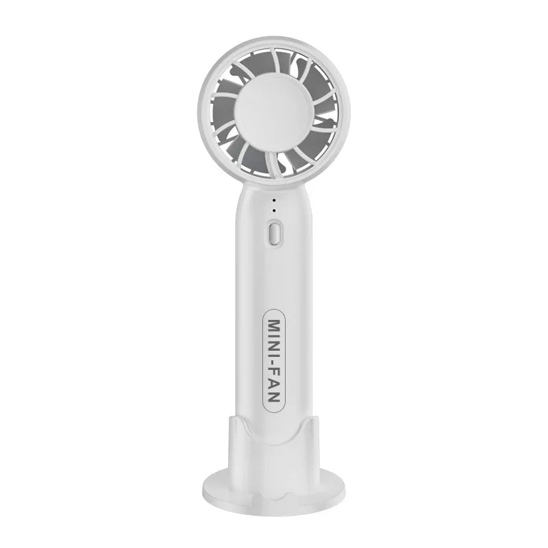 Portable Hand Fan Air Fan Cooler Outdoor Electric Fan Portable Air Conditioner Mini Cooler Cooling  USB Rechargeable Cold Fan