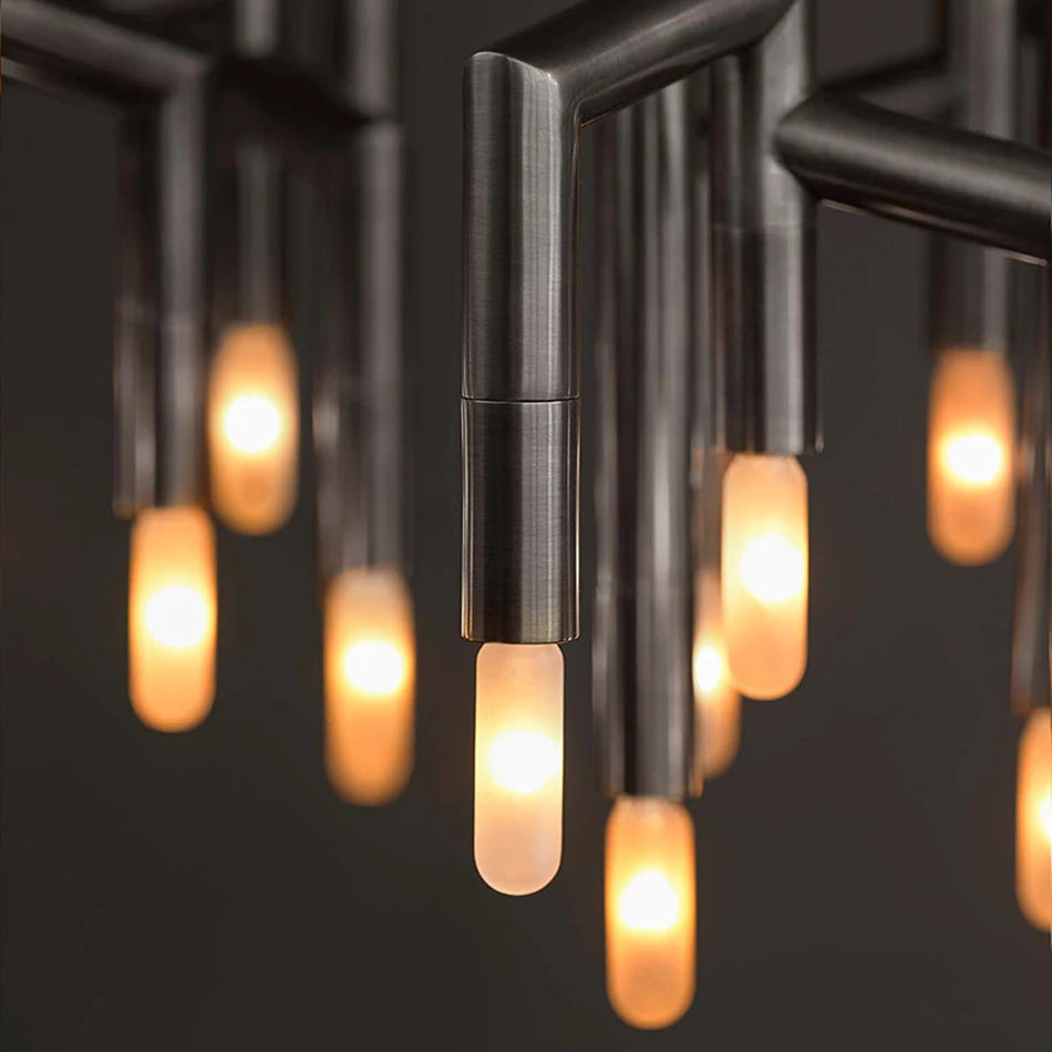 Modern Light Villa  Tree Branch Staircase Chandelier Lighting,Luxury Designer Restaurant Light in the Bedroom Home Decor