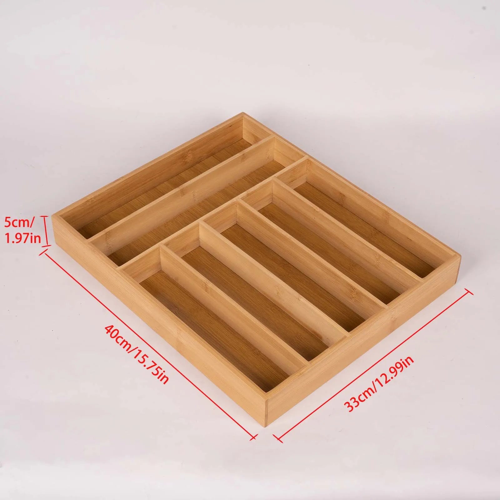 Durable Kitchen Accesorios Cutlery Bamboo Box Sierware Durable Kitchen Drawer Organizer Tray Organizer Kitchen Accesorios