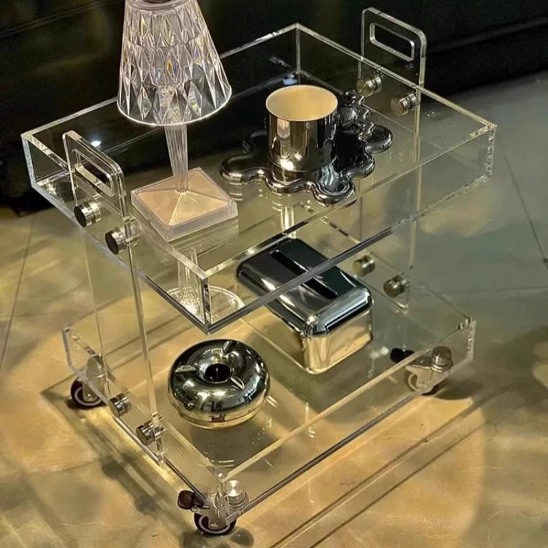 Modern Aesthetic Coffee Tables Acrylic Design Unique Minimalist Coffee Tables Small Flexible Muebles Para El Hogar Accessories