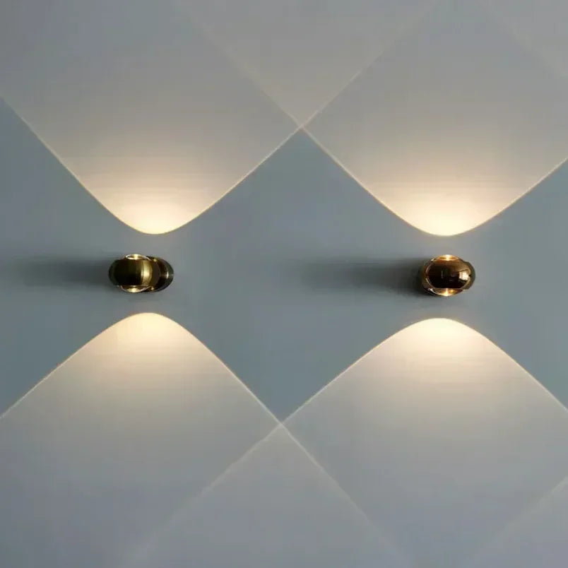 Aluminum Luxury Art Glass Wall Lamp Sconce Living Dining Room Bedroom Corridor Staircase Home Decor Lighting
