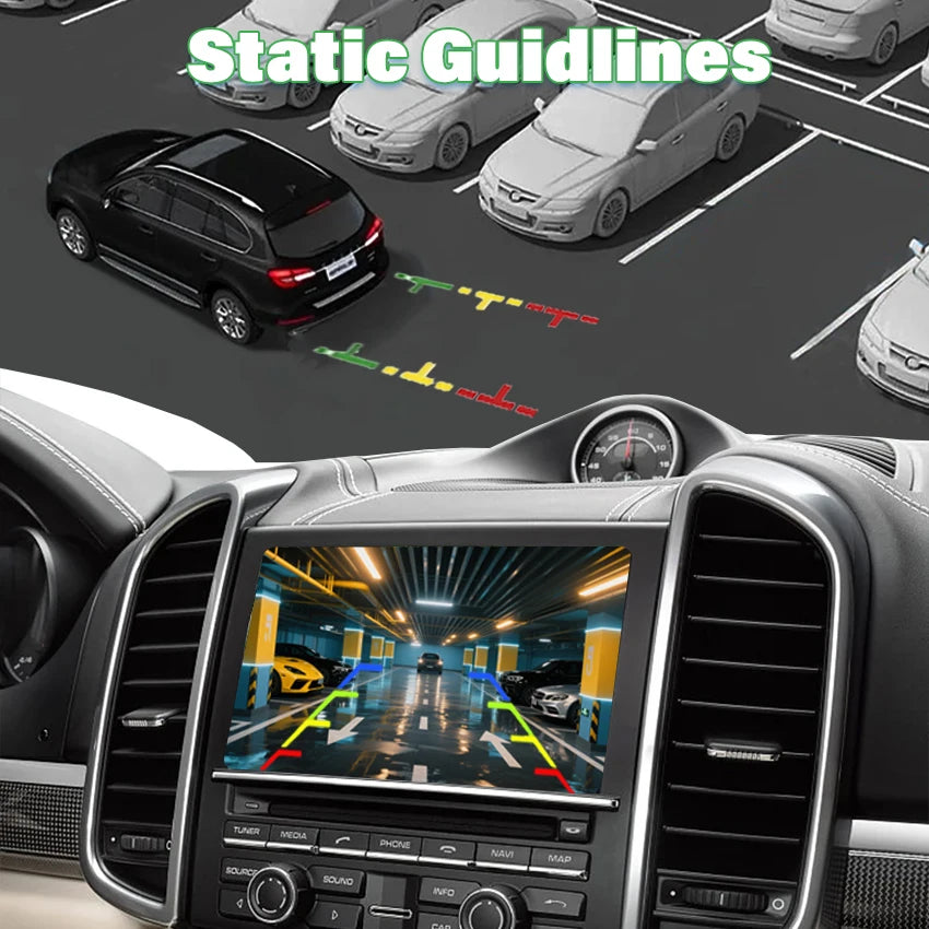 Car Reversing Camera For Smart Fortwo 451 For Four Smart ED Car HD Night Vision CVBS 1080P FishEye Vehicle Rear View Camera