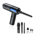 Electric Compressed Air Duster 2 in 1 Cordless Car Vacuum Cleaner Powerful Handheld Dust Air Blower for Pet Hair Office Keyboard