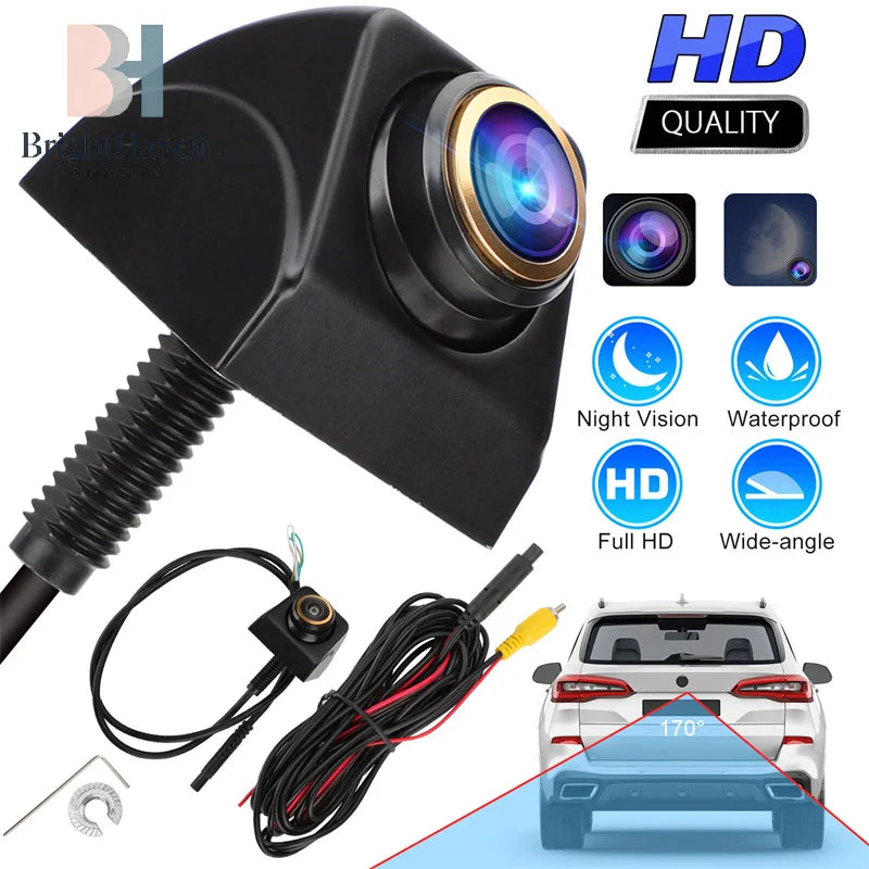 AHD 1920x1080P Car Rear View Camera 170° Fisheye Golden Lens Full HD Night Vision Vehicle Reversing Front Cameras B.H