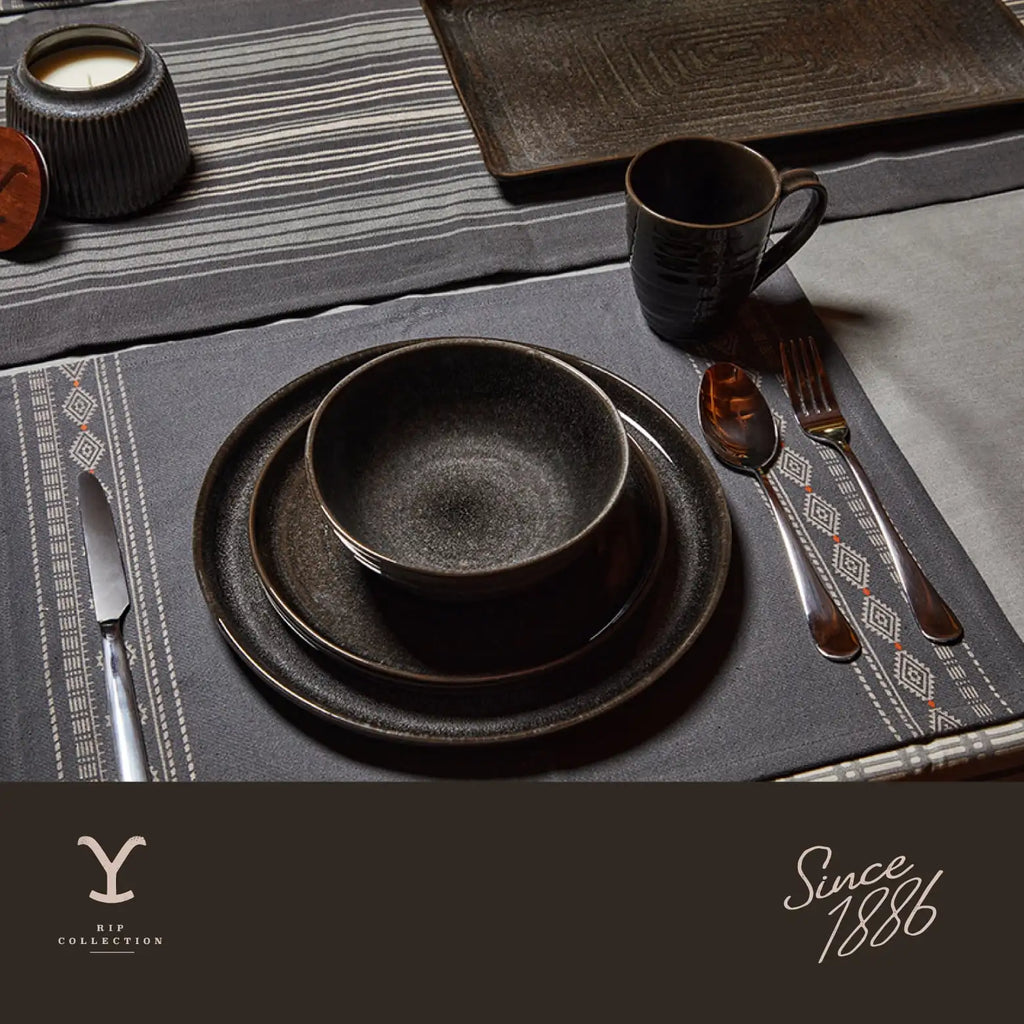 Yellowstone Rip Ceramic Salad Plate