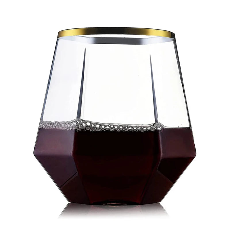 360ml Wedding Wine Glasses Drinkware Transparent Cocktail Glass Party Bar Club Drinking Tools Tea Coffee Mug