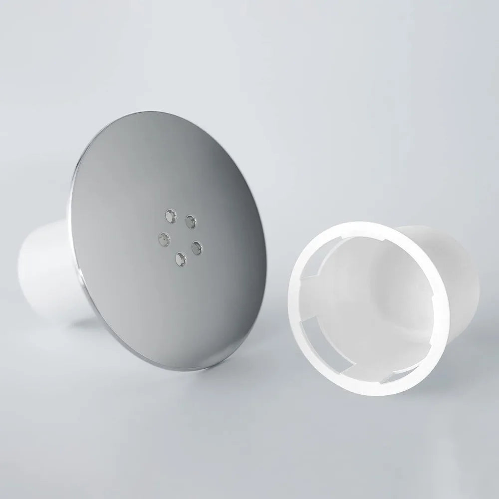Replacement of Shower Drain Cover, Chrome Plated Shower Trap Cover, Shower Drain Cover, 90mm/115mm, Detachable