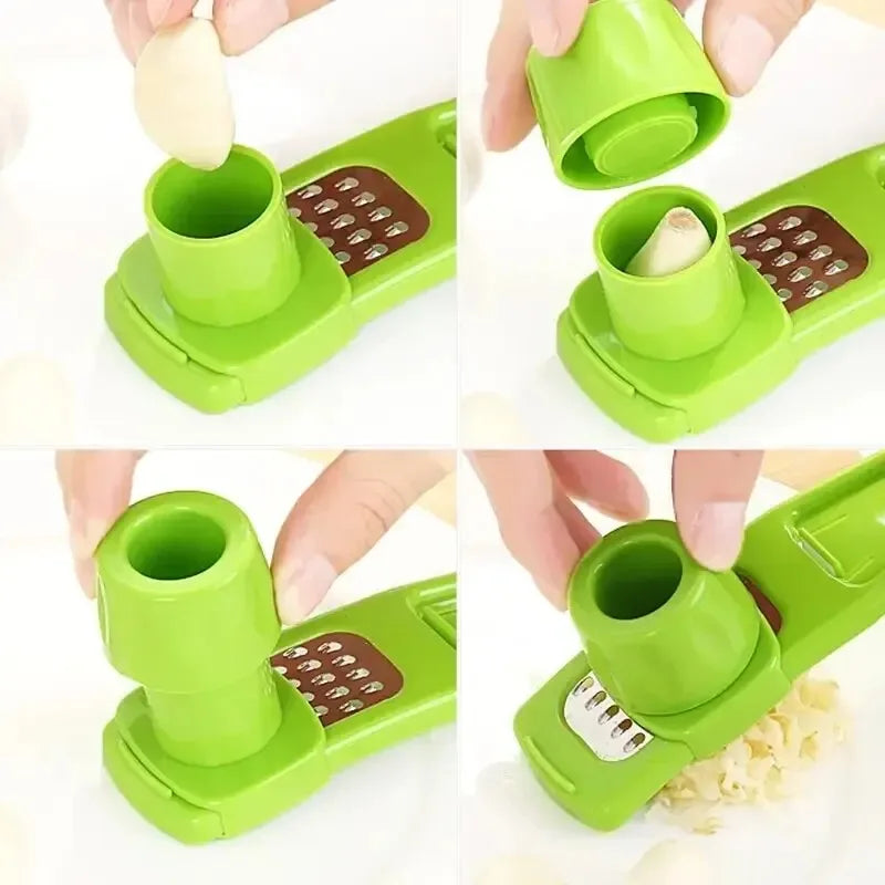 Hand-pressed Garlic Chopper Manual Garlic Chopping Mash Tool Garlic Grinder Convenient and Fast Kitchen Gadgets