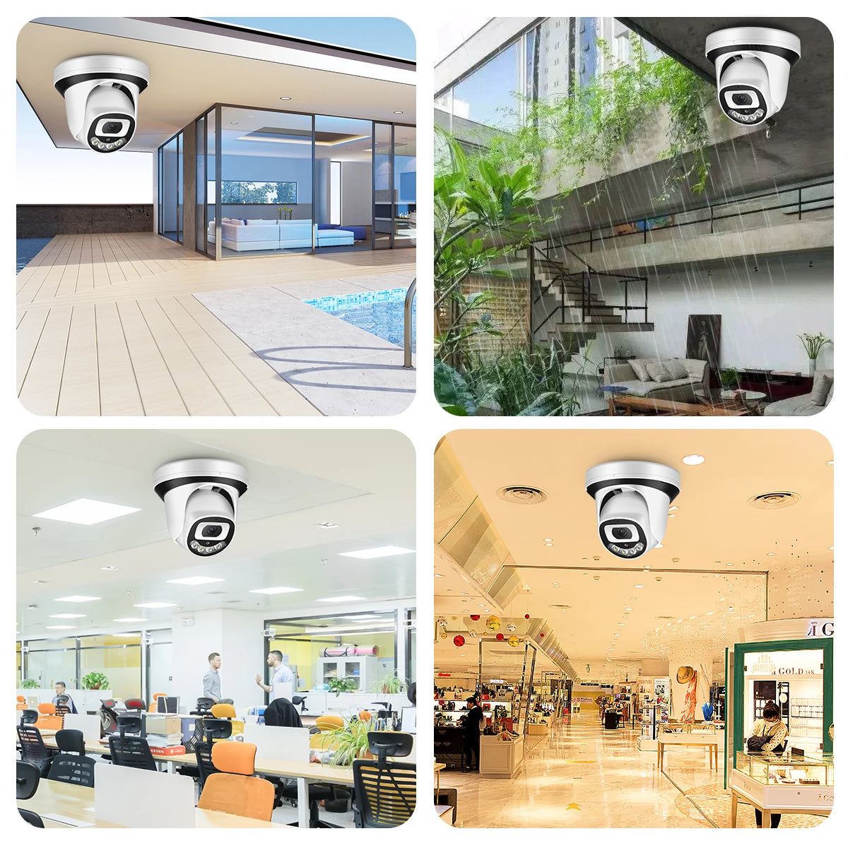 HD 5MP IP Camera Wi-Fi ONVIF H.265 Camera With SD Card Slot Motion Detect Alert Security Surveillance Camera 2 Ways Audio ICsee