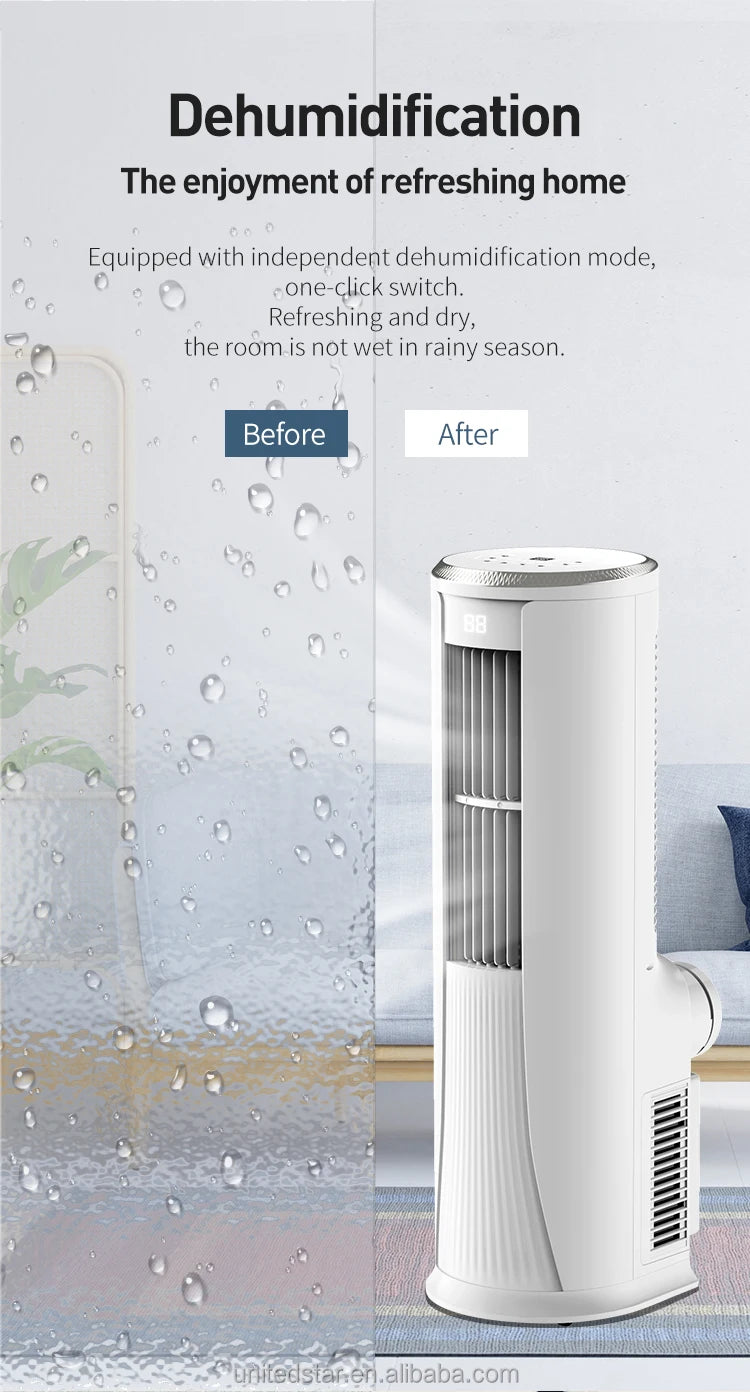 22000BTU Portable Air Conditioner Smart Cooling AC Climatiseur Air Quality Conditioning for Home Use