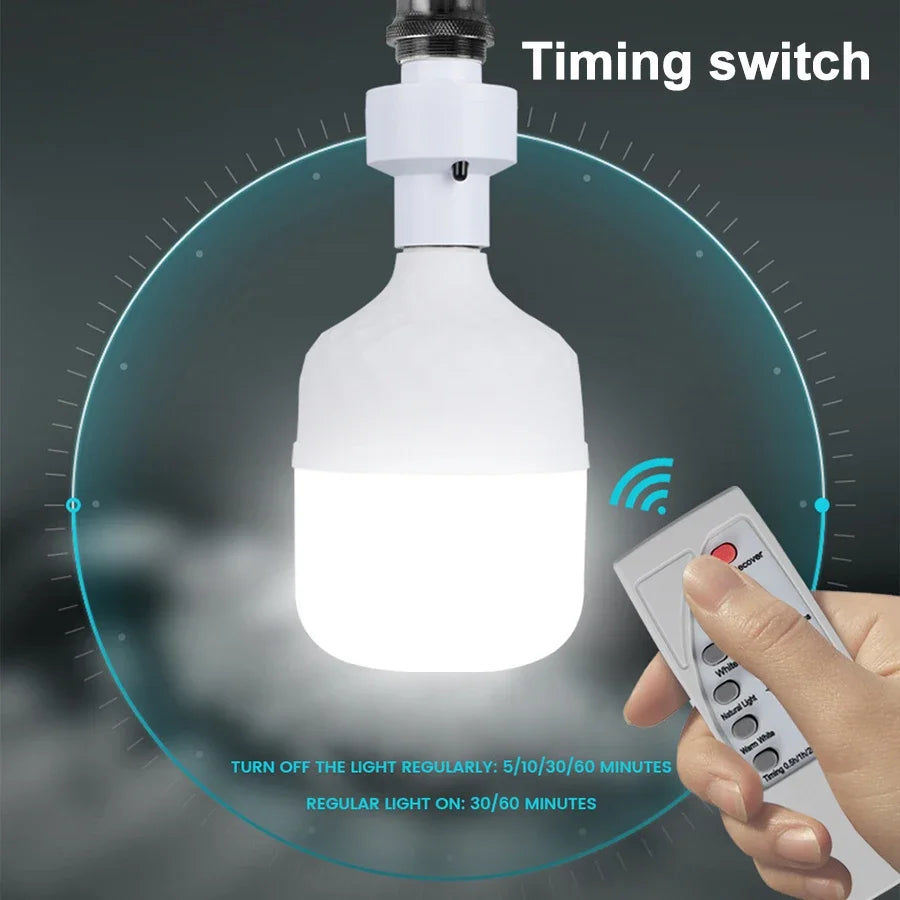 E27 Smart Lamp Holder Infrared Wireless Remote Control Timer Switch AC85-265V 220V 110V House Switch Baby Room Bedroom Switch