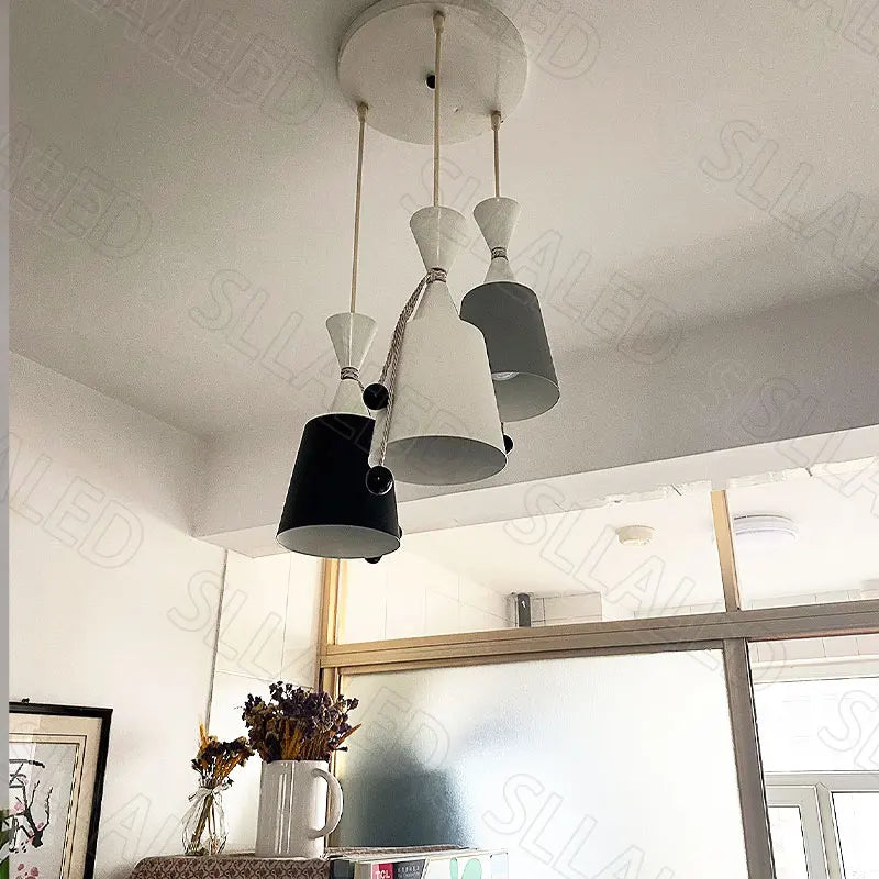 Modern Metal Pendant Lampshade for Stylish Dining Rooms Lighting Trendy Cafe Shops Suitable for Chandeliers Wall Lamps