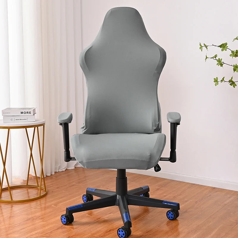 Simple Home Gaming Chair Cover Universal Computer Game Competitive Chair Seat Backrest Armrest Elastic Swivel Chair Covers Home