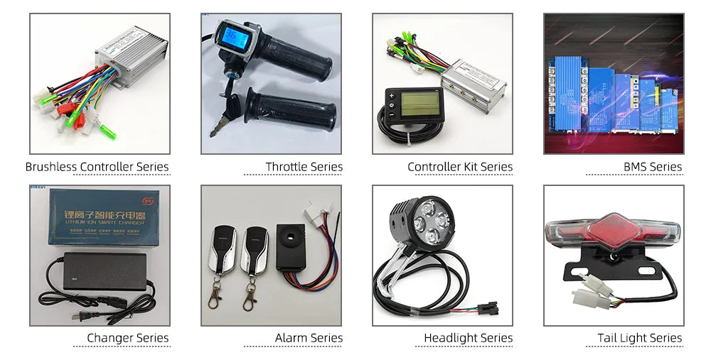 E-bike 24V 36V 48V 250W 350W Brushless Motor Drive Universal Dual Mode Controllerfor Electric Scooter Bicycle Repair Accessories