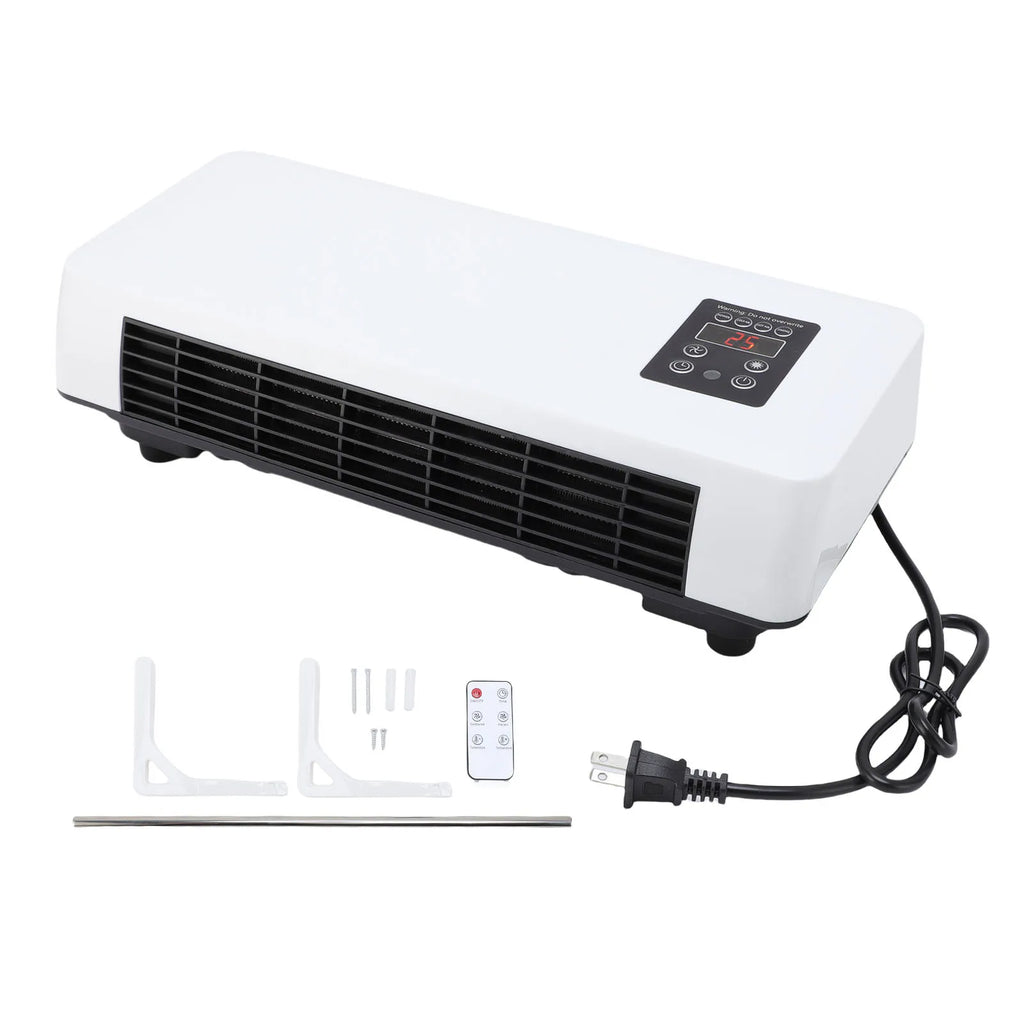 Wall Mounted Air Conditioner Low Noise Wall Hanging Heater Cooler Space Saving Efficient Multifunctional for Home Bedroom