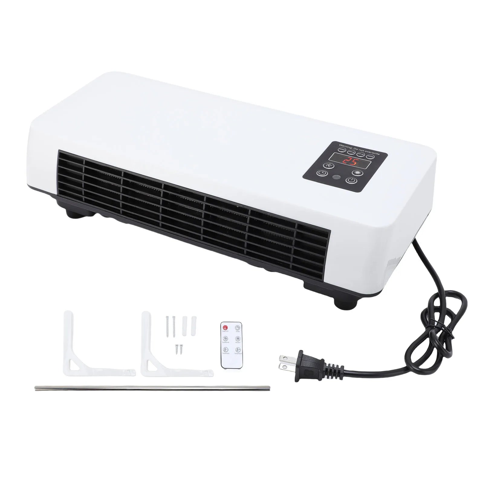 Wall Mounted Air Conditioner Low Noise Wall Hanging Heater Cooler Space Saving Efficient Multifunctional for Home Bedroom