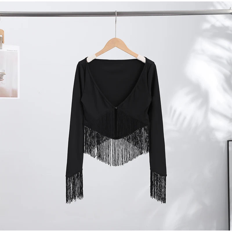 Solid Satin Women Fringe Top Cross Halter Neck Sleeveless Off Shoulder Backless Fashion Crop Tank Tops 2026 Summer Chic Outfits