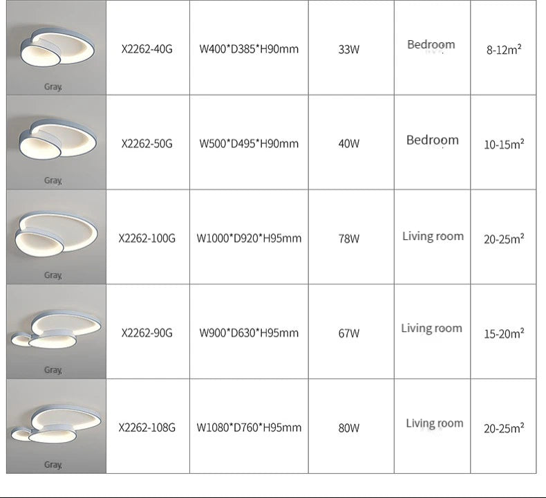 Modern Round LED Ceiling Light with Adjustable Brightness for Living Room Bedroom Dining Room Home Decor Lusters Luminaires
