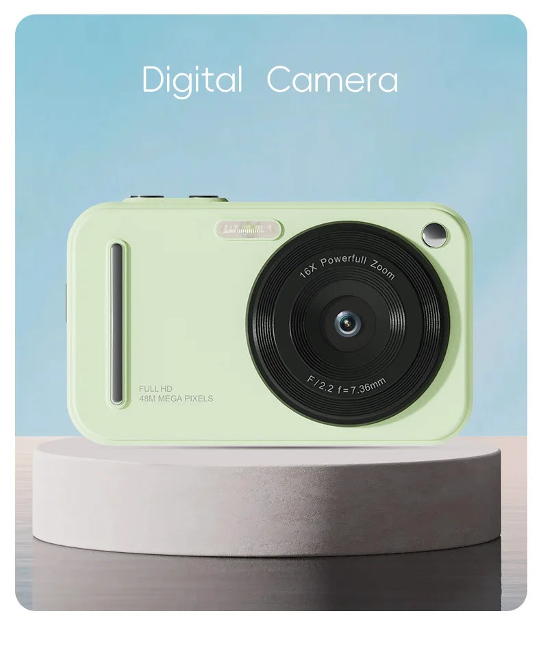 4K Digital Camera Autofocus Vlogging Camera HD 48MP with 2.4" Large Screen Camera for Photography for Kid Students Adult Gift
