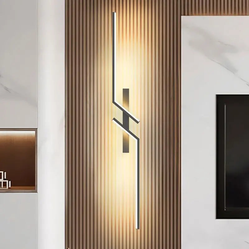 Modern Minimalist LED Wall Lamps - Bedside Interior Lighting for Living Room Bedroom Stairs - TV Backlight Wall Decor Lights