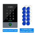 TTLOCK Face Recognition Video Doorbell Intercom Attendance Machine Fingerprint + Palm Vein + 3D Facial Recognition 3-in-1 IP67