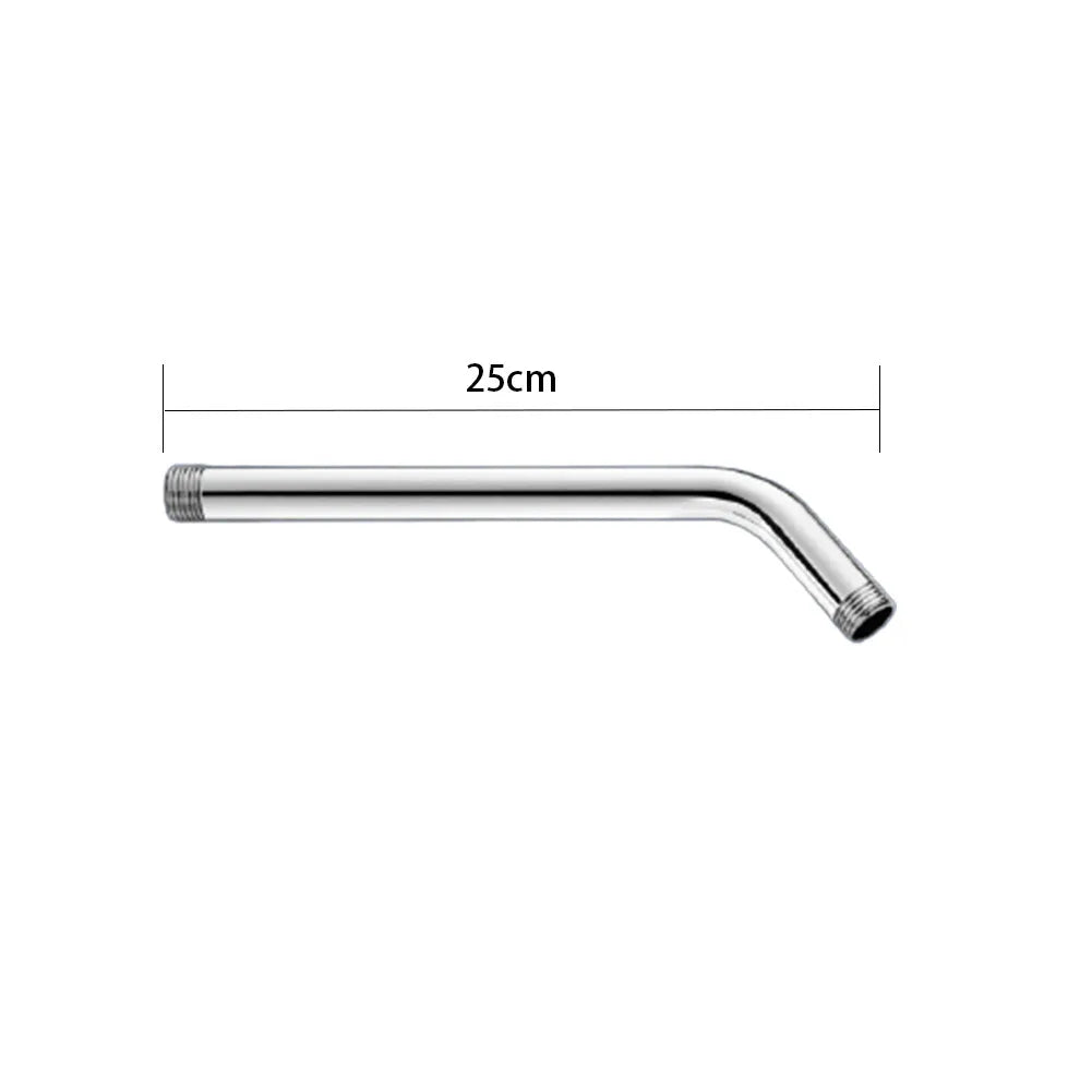 1PC Wall Shower Arm Shower Head Extension Pipe Stainless Steel Arm Bracket Bathroom Home Accessories