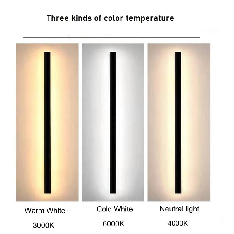LED Outdoor Wall Light Modern Waterproof IP65 Villa Porch Garden Patio Exterio Wall Lamp Rainproof In Front of Garage Door Lamp