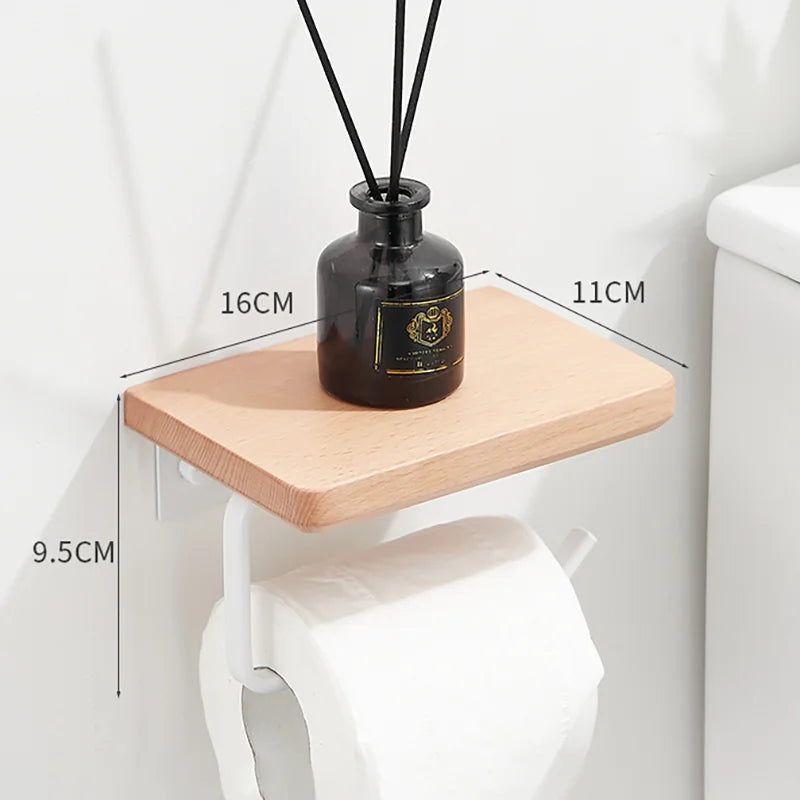 Toilet Tissue Roll Holders Wall Mount with Self  Screw for Small Items,Tissue Holder for Bathroom Kitchen Bedroom