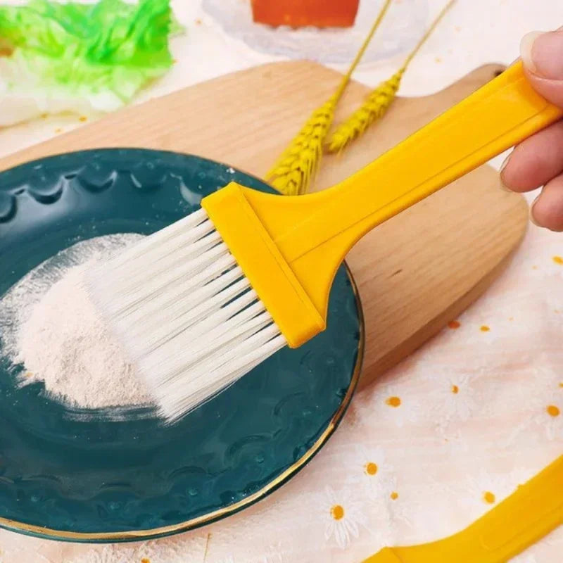 3PCS Barbecue Brush Food Oil Brush Kitchen Gadgets Portable Tools for Grilling Baking Cooking Outdoor Adventures