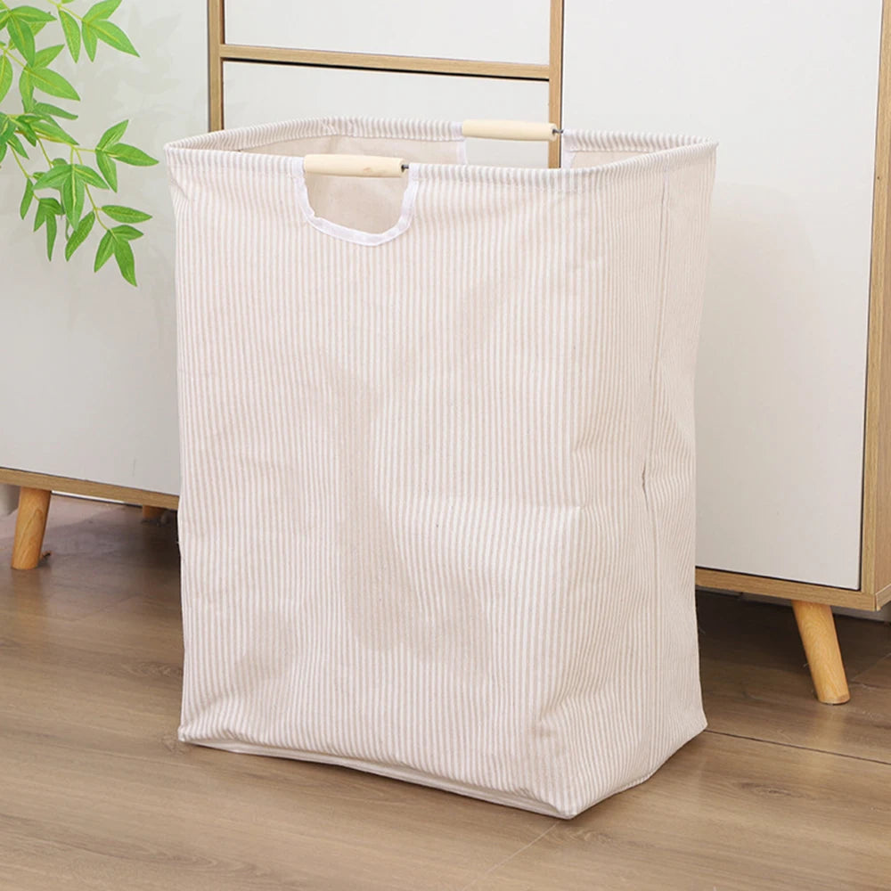 Large Capacity Laundry Storage Dirty Clothes Storage Basket with Handle Hamper Collapsible Laundry Basket Bathroom Accessories