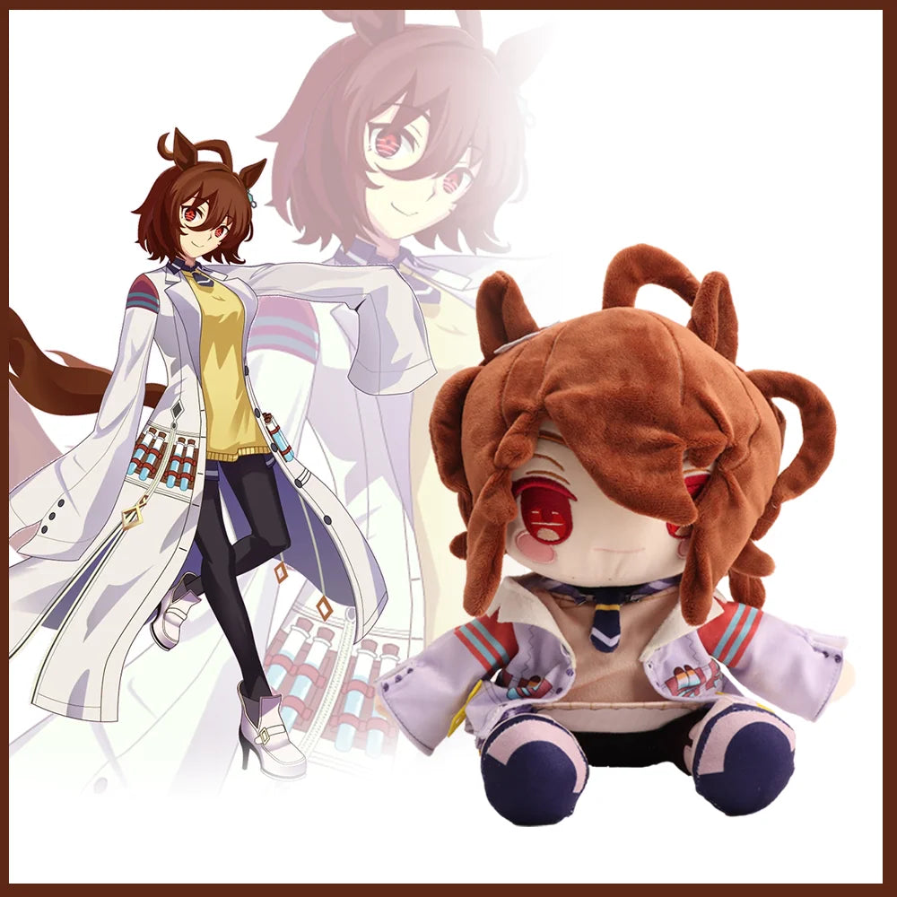 Kawaii Uma Musume Plush Toy Anime Pretty Derby Character Maruzensky Toys Agnes Tachyon Character Doll Birthday Xmas Gift