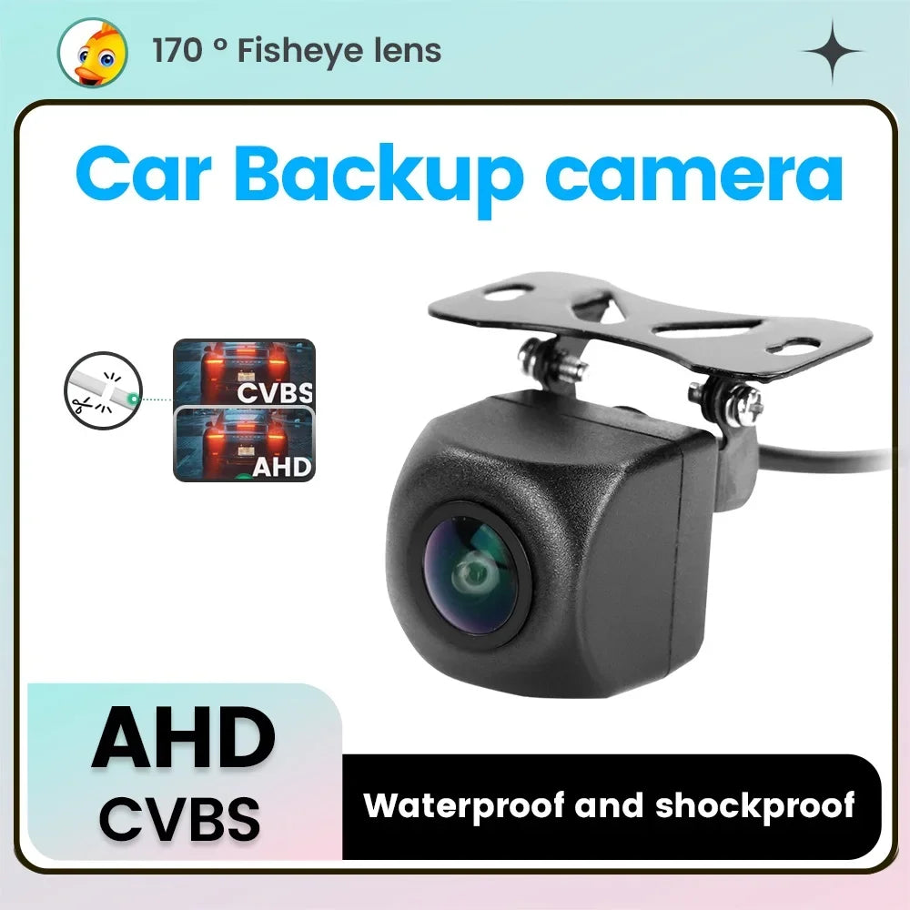 Car Rear View Camera AHD CVBS Convert Auto Parking Monitor Waterproof Vehicle Cam Backup Reverse HD Video Night Vision Reversing