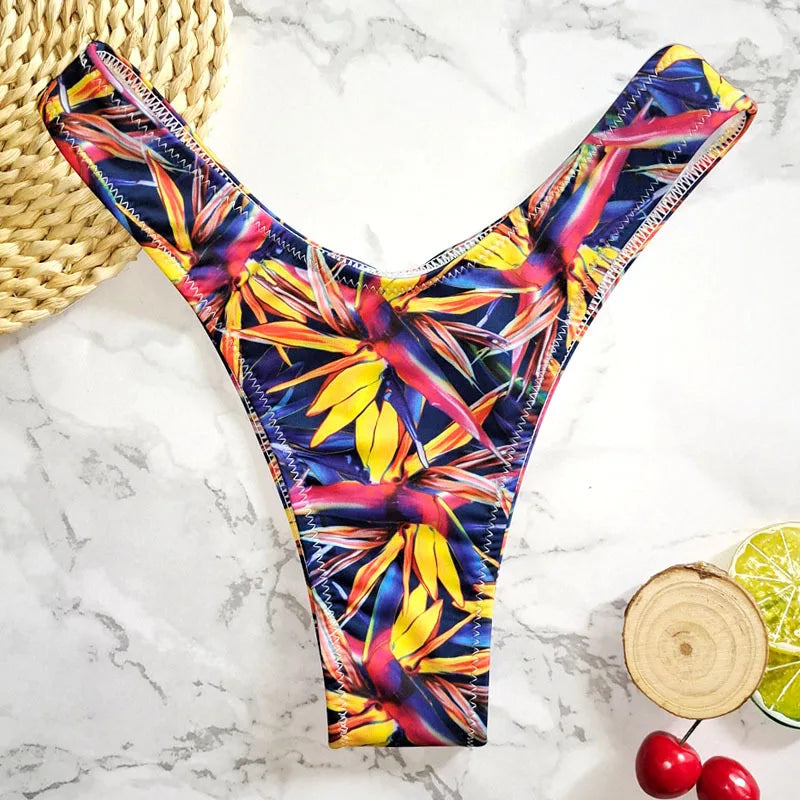 Bikini Brazilian  Beachwear Bikini Bottom Swimwear Bottom Thong Sexy Mini String Swimwear Bikini Swimsuit for Women Biquini