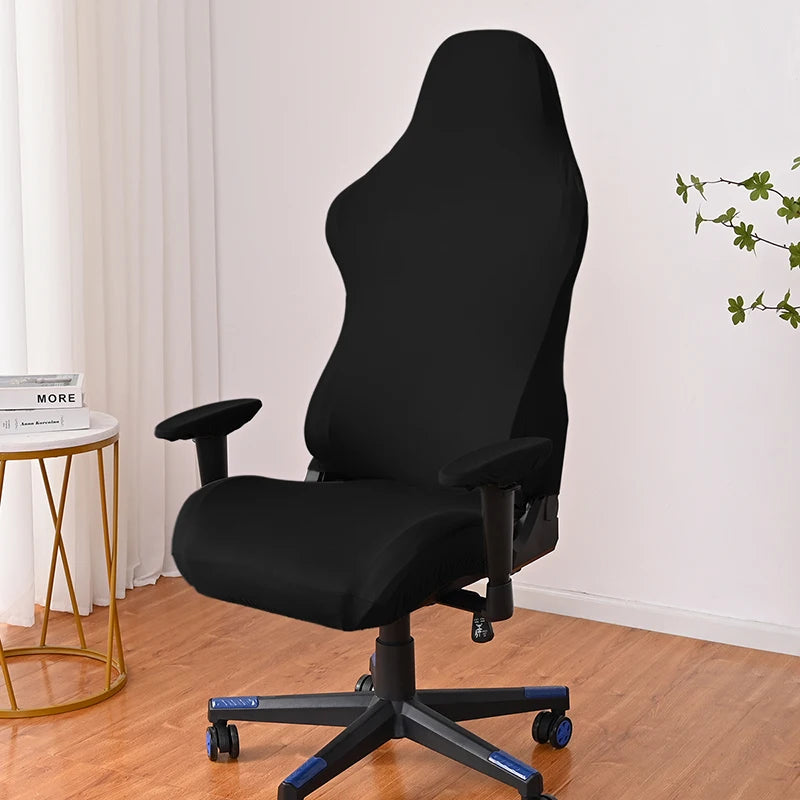 Simple Home Gaming Chair Cover Universal Computer Game Competitive Chair Seat Backrest Armrest Elastic Swivel Chair Covers Home