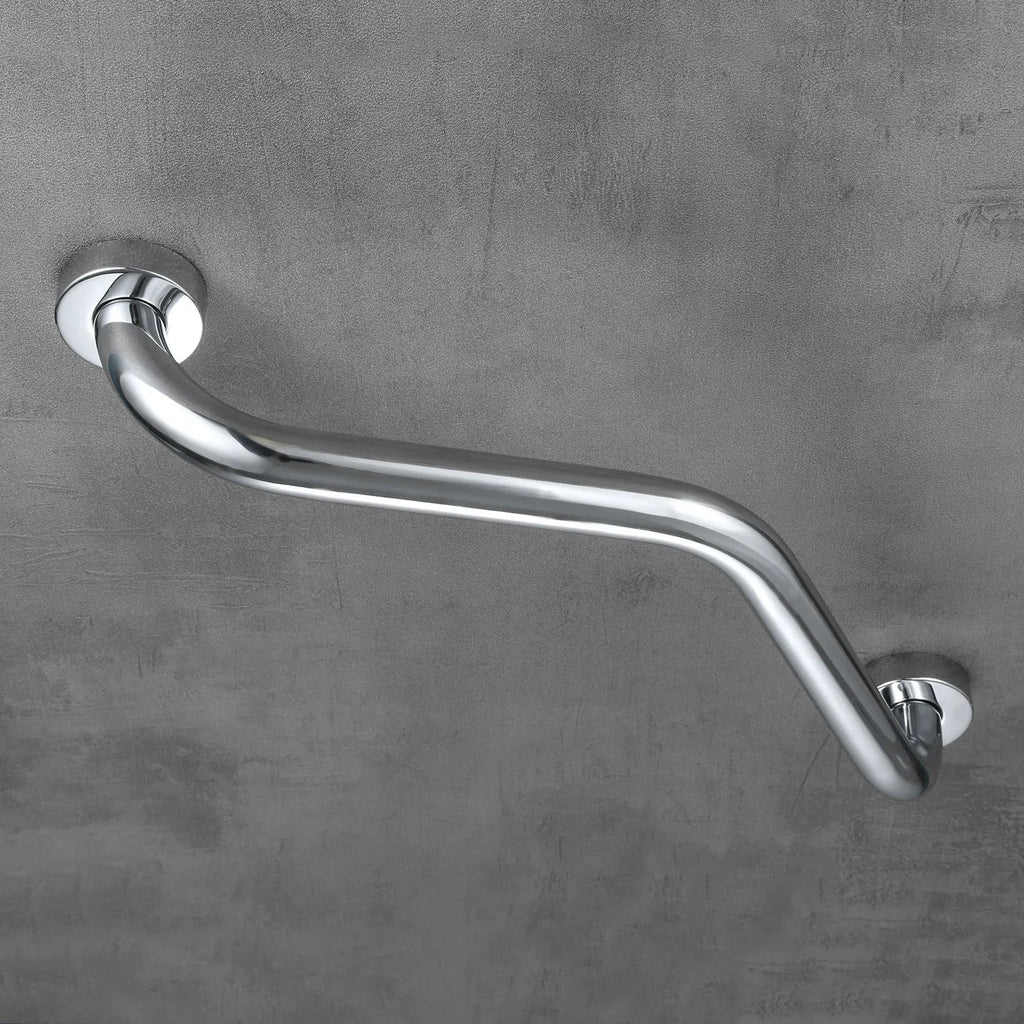 1pc Bathroom Grab Bar Stainless Steel Durable Shower Bathtub Arc Handle Grip Bathroom Toilet Elderly Disabled Safe Facility Help