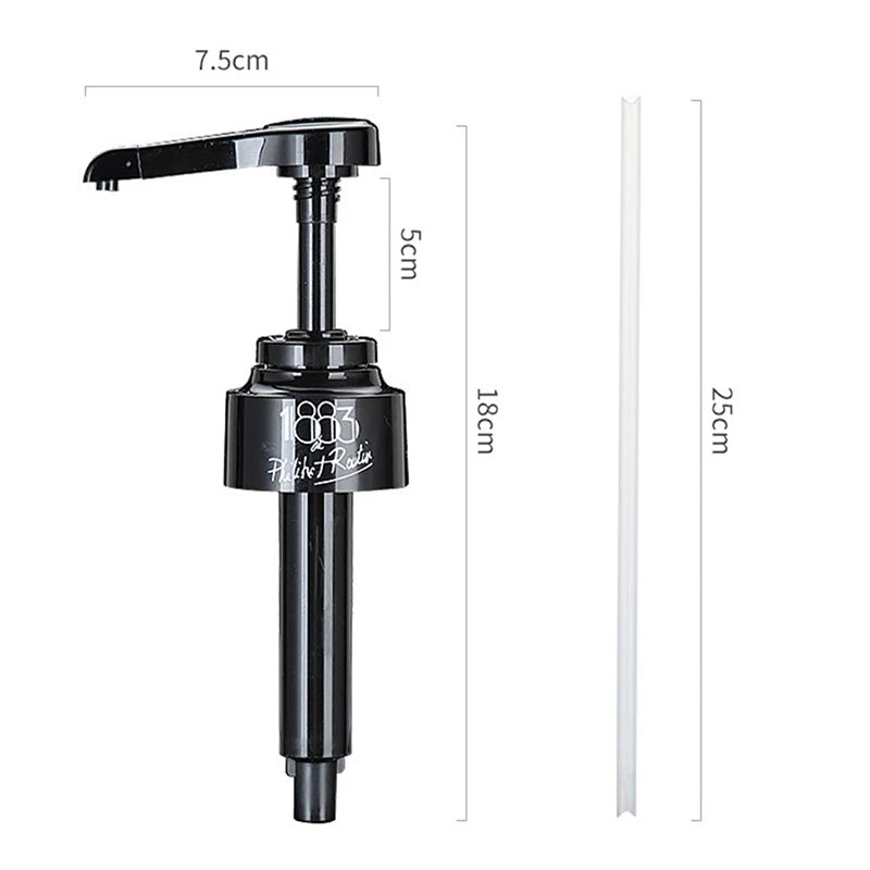 1/6PCS Coffee Milk Tea Dispenser Syrup Pump Liquid Dispenser For Monin Syrup 10ml Juice Bottle Dispenser Pump Kitchen Tools
