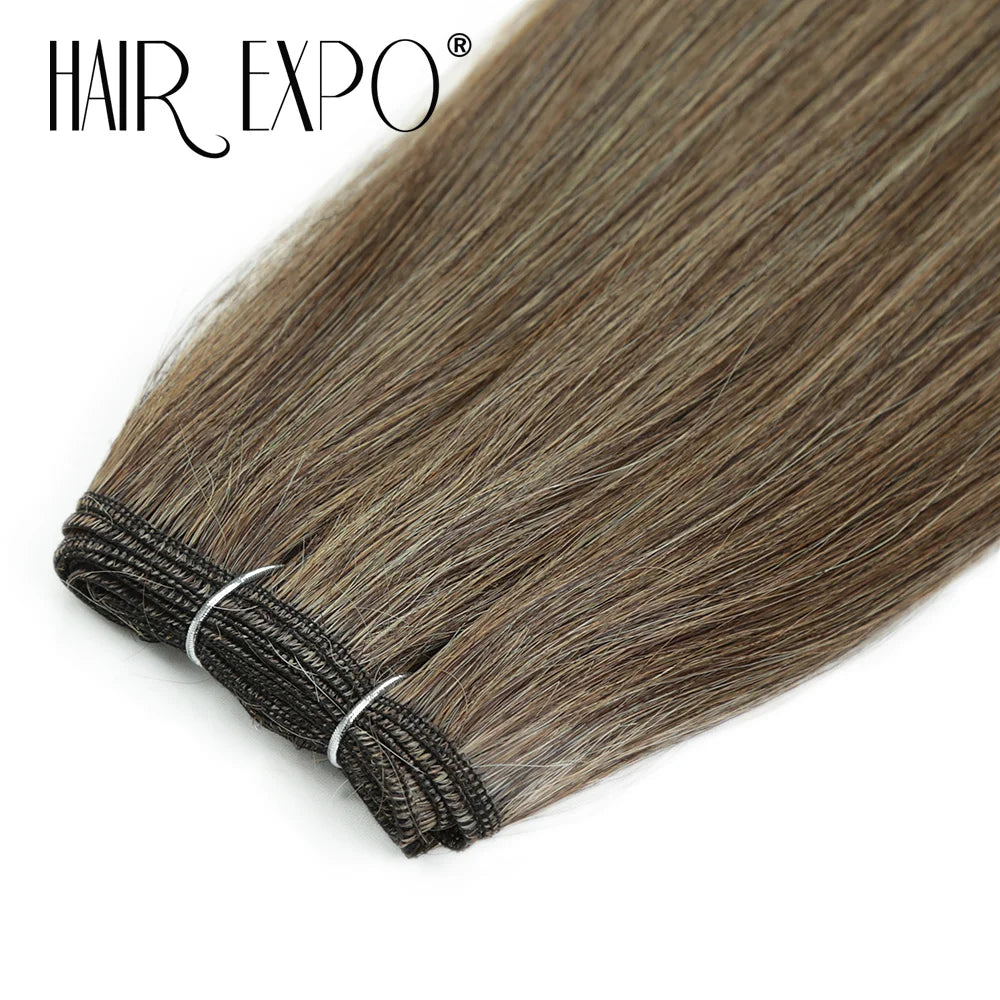 26" Bio Straight Hair Bundles Natural Soft Heat Resistant Fiber Synthetic Fiber Hair Extensions Protein Straight Hair Weave