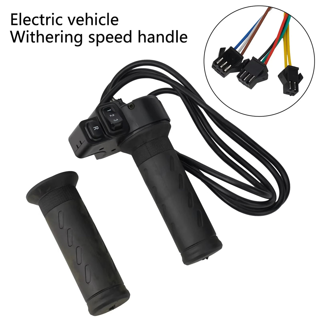 1 Pair EBike Scooter 24V 36V 48V 72V 3-Speed 8PIN, Reverse Gear Switch, For Electric Bike Throttle Control Handle